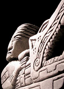chac mool &agrave; Chichen Itz&aacute; (Yucat&aacute;n)