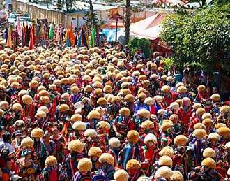 fiesta de los Parachicos (janvier de chaque ann&eacute;e) &agrave; Chiapa (f&ecirc;te pour les enfants)