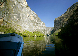 Ca&ntilde;on del Sumidero au Chiapas