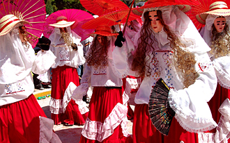 carnaval de l'&eacute;thnie zoque au Chiapas