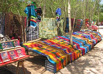 artisanat au sein du site de Chich&eacute;n Itz&aacute;