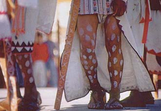 rites de danses des Tarahumaras lors des f&ecirc;tes de P&acirc;ques 