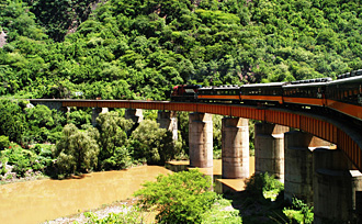 vue sur la travers&eacute;e du Rio Septentrion