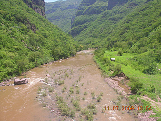 rio septentrion dans le Canyon du Cuivre dans le nord du Mexique