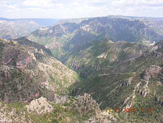 vue &agrave; partir de "El Divisadero"