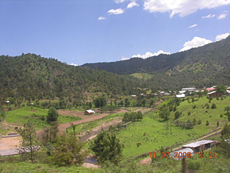 vue du train sur Bahuichivo