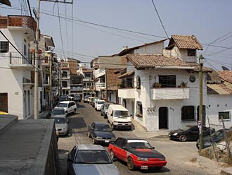 vieille ville de Puerto Vallarta (&eacute;tat de Jalisco,Mexique)