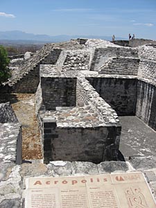 l'Acropolis &agrave; Xochicalco (&eacute;tat de Morelos)