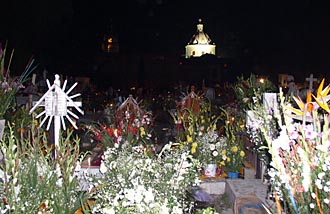 Cimeti&egrave;re et Eglise de Mixquic