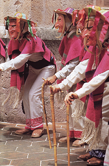 danse des petits vieux (Michoac&aacute;n, Mexique)