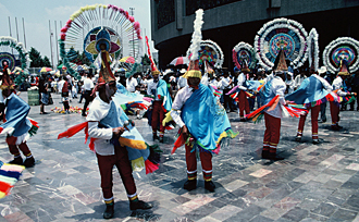 danses des azt&egrave;ques &agrave; Mexico