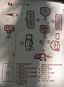 plan de Dzibanch&eacute;