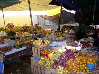 march&eacute; de Oaxaca (&eacute;tat d'Oaxaca, Mexique)
