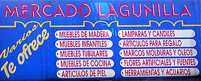 enseigne march&eacute; Lagunilla