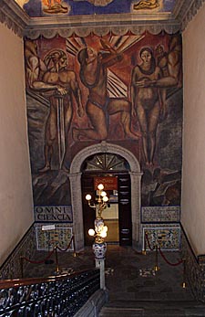 cage d'escalier de la casa de los azulejos