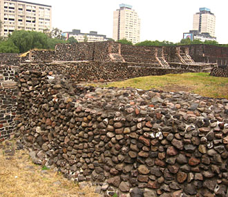 les vestiges de Tlatelolco