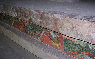peinture murale du Temple des Coques &agrave; plumes &agrave; Teotihuac&aacute;n