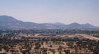 vue g&eacute;n&eacute;rale de Teotihuac&aacute;n