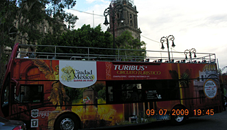 turibus disponible pour visiter Mexico
