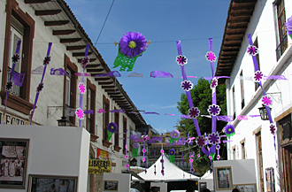 rue pi&eacute;tonne d'Uruapan (Michoac&aacute;n, Mexique)