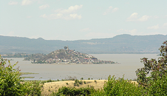 vue sur Janitzio (&eacute;tat du Michoac&aacute;n)