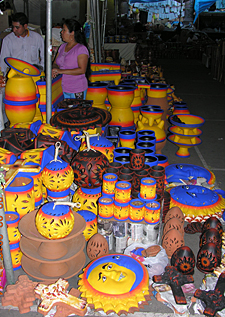 march&eacute; artisanal de Uruapan