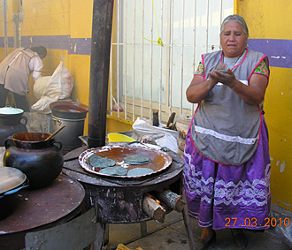 pr&eacute;paration tortillas "azul"
