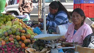 march&eacute; aux fruits et l&eacute;gumes &agrave; patzcuaro