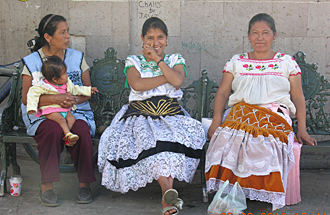 sur le zocalo de Paracho