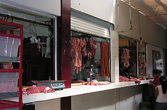 march&eacute; de viandes &agrave; paracho