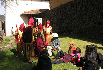 Mise en sc&egrave;ne avec les ap&ocirc;tres et arrestation de J&eacute;sus &agrave; Tzintzuntzan