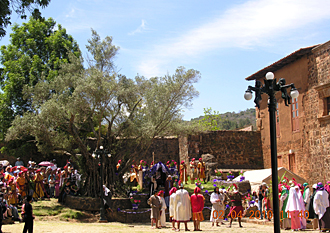 Mise en sc&egrave;ne avec les ap&ocirc;tres et arrestation de J&eacute;sus &agrave; Tzintzuntzan