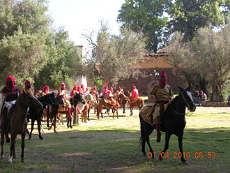 sortie des "espions" au Christ le jeudi Saint &agrave; Tzintzuntz&aacute;n (Mich)