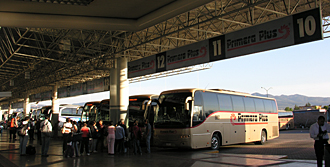 Terminal de bus &agrave; Morelia (Michoac&aacute;n, Mexique)