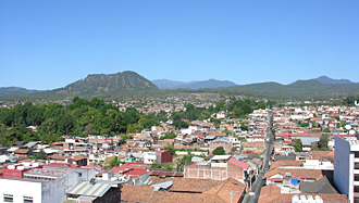 vue sur Uruap&aacute;n (Michoac&aacute;n, Mexique)