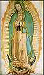Portrait de Notre Dame de Guadalupe &agrave; San Miguel de Allende