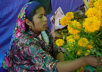 march&eacute; oaxacan (&eacute;tat d'Oaxaca, Mexique)