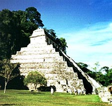Temple des Inscriptions - C&eacute;l&egrave;bre mausol&eacute;e de Pakal le Grand &agrave; Palenque (&eacute;tat de Chiapas, Mexique)
