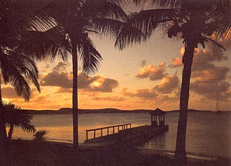 coucher de soleil &agrave; Playa