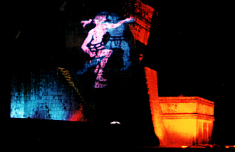 son et lumi&egrave;re &agrave; Chich&eacute;n Itz&aacute; (Chich&eacute;n Itz&aacute;, Yucat&aacute;n, Mexique)