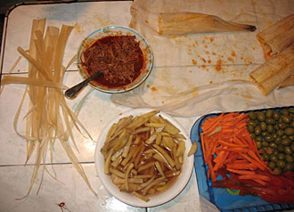 pr&eacute;paration du tamale en Sonora