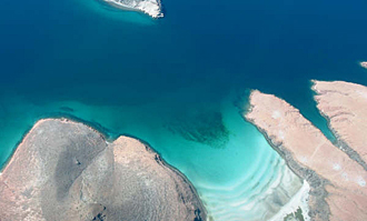 vue sur la Mer de Cortez (Mexique)