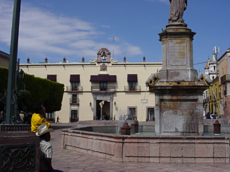 la casa de la corregidora &agrave; Quer&eacute;taro (capitale et &eacute;tat au Mexique)