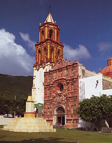 &eacute;glise de Santa Mar&iacute;a del Agua de Landa (Quer&eacute;taro, Mexique)
