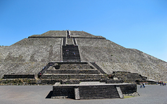 pyramide du soleil &agrave; Teotihuac&aacute;n