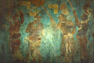 fresque de Bonampak (&eacute;tat de&nbsp;Chiapas, Mexique)