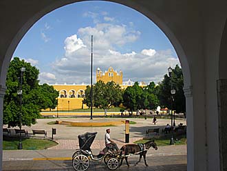 diff&eacute;rentes vues d'Izamal (Yucat&aacute;n, Mexique)