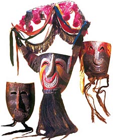 masque de la f&ecirc;te de Tlaquepaque