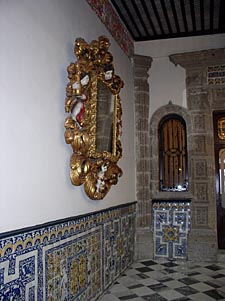 entrée de la casa de los azulejos à Mexico