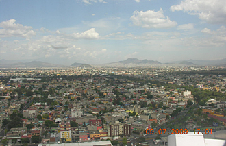 atterrissage à Mexico